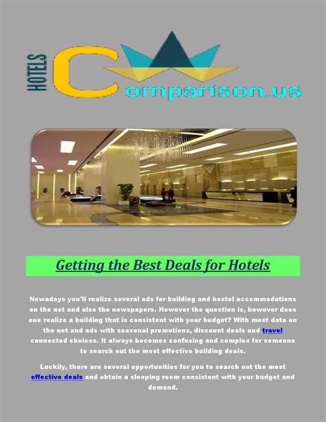 Cheap Hotels: Compare Best Hotel Deals & Find Great Rates.